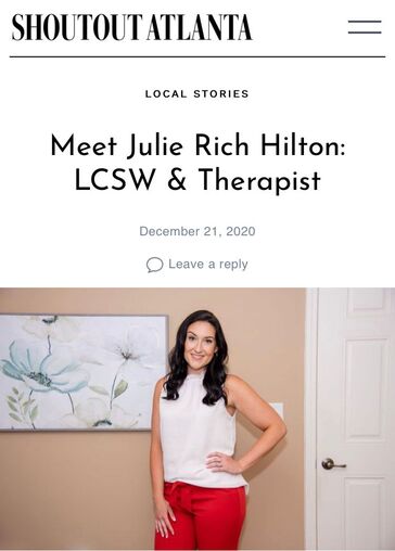 Julie Hilton interview with Shoutout Atlanta Magazine